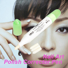 1 Pcs Polish Pen Nail Art Corrector Remover Refers To The Edge Pen Portable High Quality