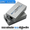 1080P HDMI Extender HDMI Transmitter Receiver over Cat 5e 6 RJ45 Ethernet Converter 1080p to 196ft