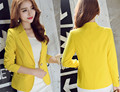 2016 New Long Sleeved Slim Women Blazers And Jackets Small Suit Korean Version Slim S XXL