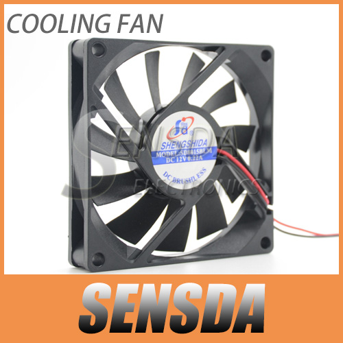 high quality SD8015BLM 8015 8cm 80mm 80 80 15 mm Dual Ball 12V 0 22A 2