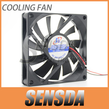 high quality SD8015BLM 8015 8cm 80mm 80*80*15 mm Dual Ball 12V 0.22A 2.54P server inverter cooling fan
