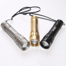 High Quality 2000LM Zoomable 3-mode Mini Protable18650 Battery LED Flashlight Torch Adjustable Focus Lamp Light