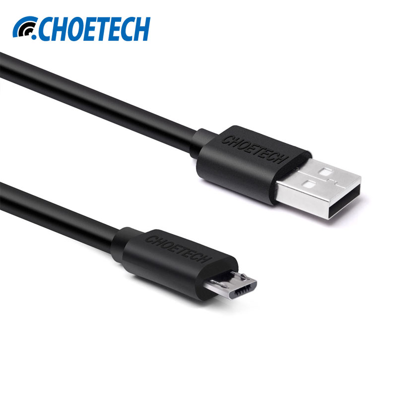 CHOETECH Micro USB 2.0 Кабель 5 В 2.4A 1 М Мужчина К Micro B Мужской Зарядки И Передачи Данных Кабель Для Samsung HTC LG