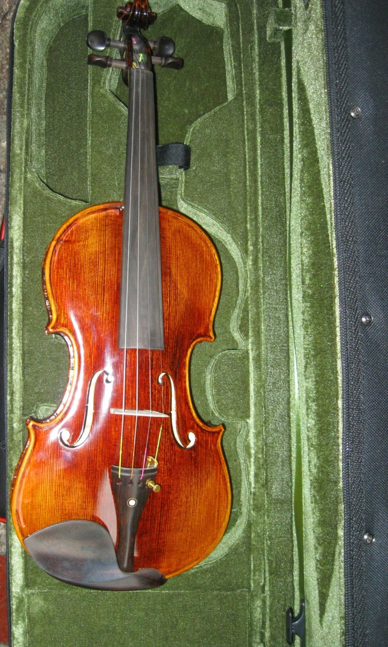 Quality plate handmade natural tiger glue paint violin perfectinViolin from Sports