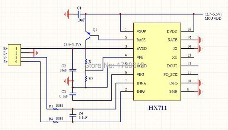 6 High precision For Arduino HX711 Module Weighing Sensor Dedicated 24bit AD Module pressure sensor.jpg