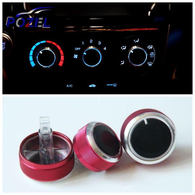 New Styling Aluminum Alloy Air Conditioning Knob AC Knob For Nissan