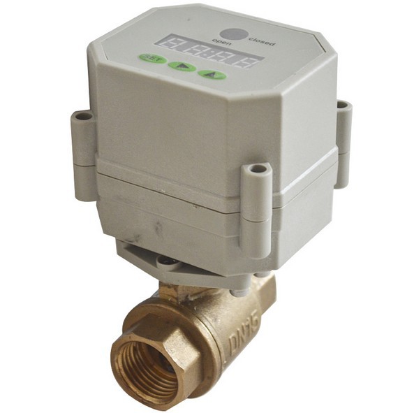 9-24VAC/DC Electric Time Valve NPT/BSP1/2” brass for garden air compressor Drain water air pump water control