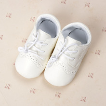 PU Leather British Style Baby Shoes for 0 12months Kids Shoes with Air Hole Antiskip Unisex
