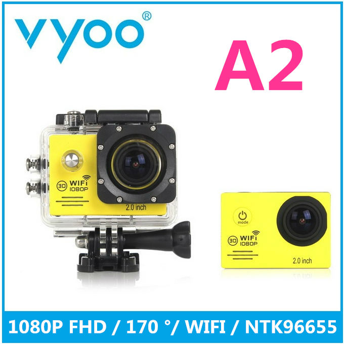     Wi-Fi 1080 P FHD   170   Cam vyoo A2 go pro
