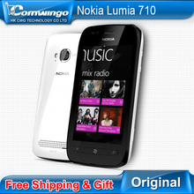 Original Unlocked Nokia Lumia 710 8GB Storage 5MP camera WIFI GPS Windows OS cell Phones in stock Free Shipping