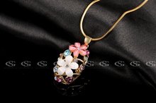 G S 2015 new Charming Jewelry Gem Multicolor Crystal Pendant 18K Gold Plated Austrian Crystals Luxury