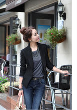 2015 Free Shipping New Blazer Women All Match Slim Small Suit Blazer Feminino S XXXL XZ