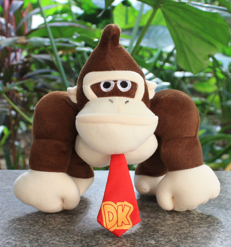 2 Super Mario Bros Monkey Donkey Kong Diddy Kong Plush Toy 16-22cm Children Gift 