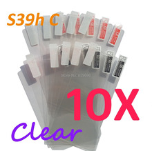 10pcs Ultra Clear screen protector anti glare phone bags cases protective film For SONY S39h Xperia