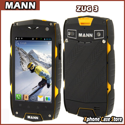 Original MANN ZUG 3 4GB 1GB Waterproof Dustproof Shockproof SmartPhone 4 0 inch 3G Android 4