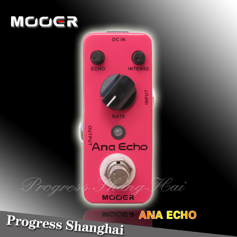NEW Guitar Effect Pedal /MOOER Ana Echo Analog Delay Pedal Pedal,True bypass