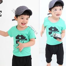 Boy T shirt Kid Casual Round Neck Short Sleeve T-shirt Tee Tops Apparel Newest
