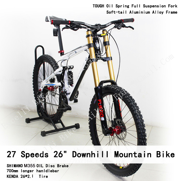 Buy Excelli 27 Speeds 26"*17.5" Downhill Soft tail Bike Full Suspension Oil