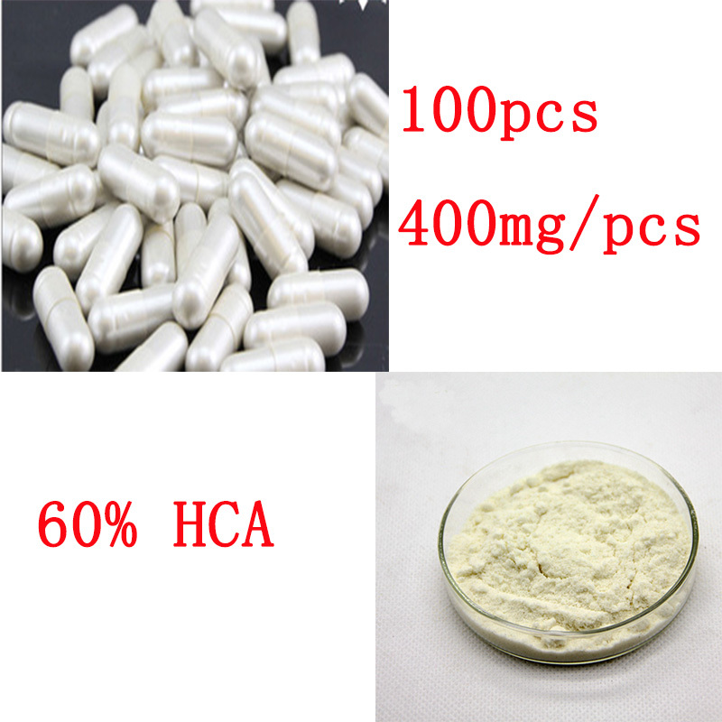 pure Garcinia Cambogia Extract Powder 100 Caps 400mg 60 HCA slimming diet lose weight products