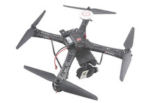 DIY FPV race mini drone CF360 quadcopter full carbon fiber frame carry Gopro or 808 camera Suitable for aerial or through