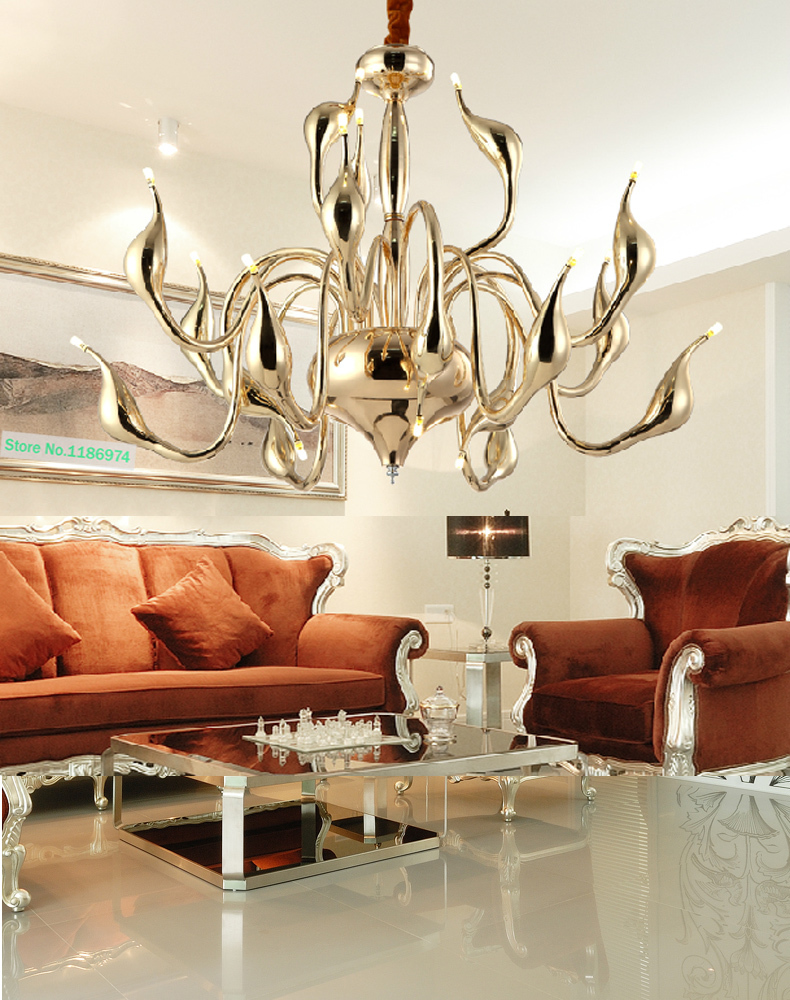 Acquista all'ingrosso online chandelier white swan da grossisti ... Lampadari classici per camera da letto