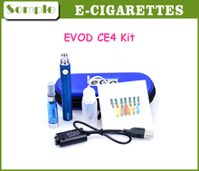 Evod Ce4 Kit Ce4 Atomizer Evod Bettery 650mah 900mah 1100mah For E-cigarette Starter Kits Ego Ce4 Kit In Zipper Case Colorful