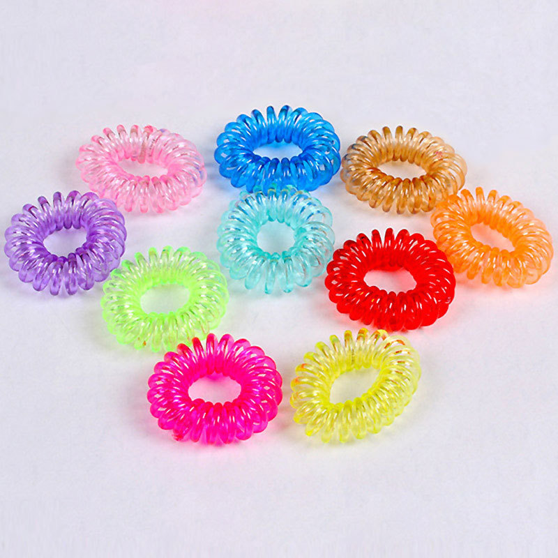 20 pcs/Set Women Girl Candy Elastic Rubber Hair Ties Band Rope Ponytail Holder Hair Accessories For Women Headwears A1