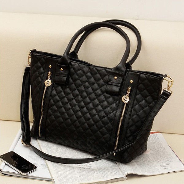 Women-Handbag-Shoulder-Bag-Tote-Purse-New-Fashion-PU-Leather-Messenger-Hobo