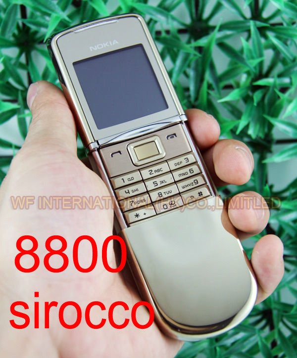   nokia 8800 sirocco    gsm tri-band  bluetooth 8800d  