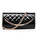 Fashion Trendy Quilted Bag Occident Style Women Classic Clutch Diamond Lattice Ladies Chains Shoulder Bag Fashion