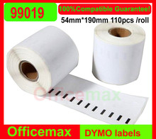 6 x Rolls Dymo Compatible Labels 99019, 59x190mm, 110 labels per roll free shipping