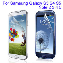 10pcs clear glossy font b phone b font screen protector film For font b Samsung b