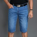 Grandwish Jeans Short Men Plus Size 48 2017 New Summer Mens Jeans Shorts Knee Length Men