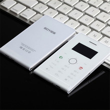 1 3 SOYES H1 Ultra Thin Mini Card Mobile Phone GSM Miro SIM MP3 FM Bluetooth