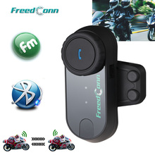 2016 Updated Version! FreedConn T-COMVB Motorcycle Helmets BT Bluetooth Interphone Headsets Helmet Intercom with FM Radio