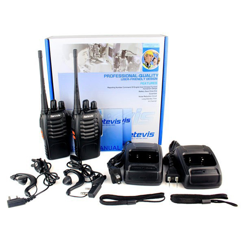 2 .  walkie talkie retevis h-777 uhf 5  16ch     usa9105a