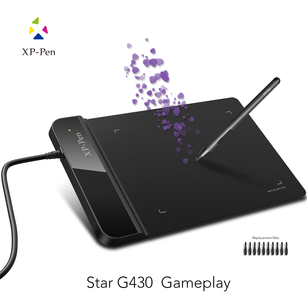 В XP - ручка G430 4 x 3 дюймов ультратонкий графический рисунок планшет для игры OSU и аккумулятор - бесплатная стилусе - предназначен! Геймплей