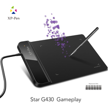 The XP-Pen G430 4 x 3 inch Ultrathin Graphic Drawing Tablet for Game OSU and Battery-free stylus- designed! Gameplay.