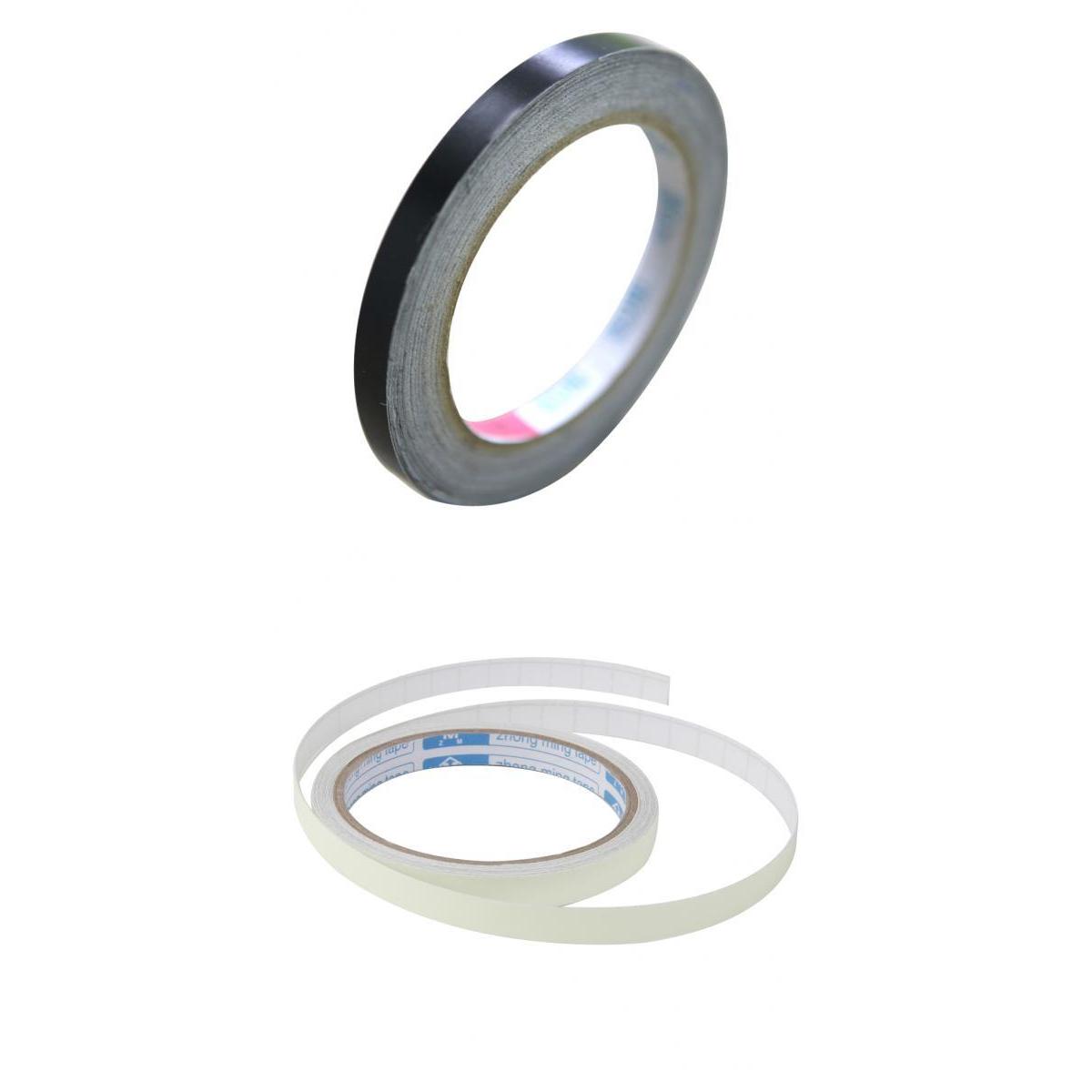Reflective Glow Tape Self-adhesive Sticker Removable Luminous Tape Fluorescent Glowing Dark Striking Warning Tape Waterproof