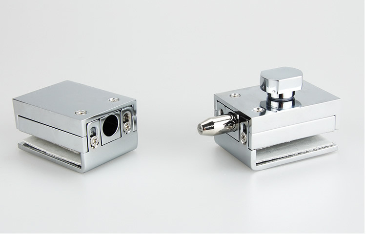 Description Picture 5 of itemHigh quality,Glass Door Latches Lock/bolt,8-12mm glass,no drilling,for Bathroom Double/single glass door, Frameless glass door