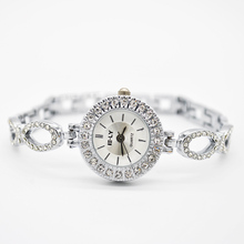 Hot alloy Rhinestone bow bracelet watch fashion elegant quartz Wrist Watch for Women students Girls WXMPJ786