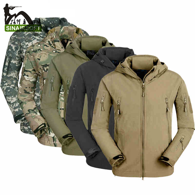 TAD V 4.0 Men Outdoor Hunting Camping Waterproof Coats Jacket Army Coat Outerwear Hoodie Army Green S,M,L,XL,XXL Free shipping