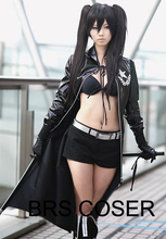 New 2016 BLACK ROCK SHOOTER BRS MIKU Cosplay Costume