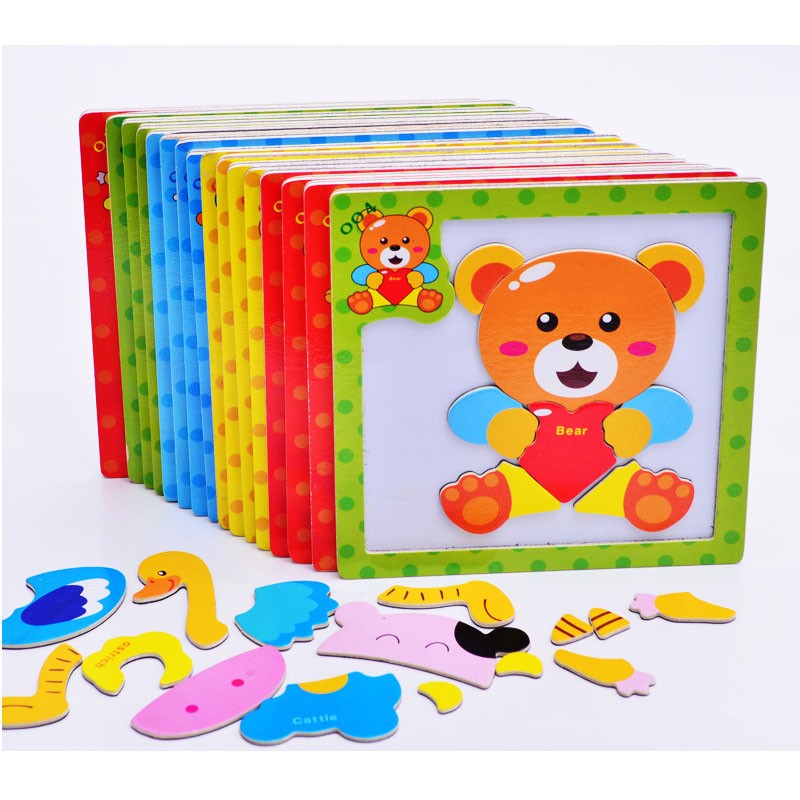 toys go green animal magnetic puzzle