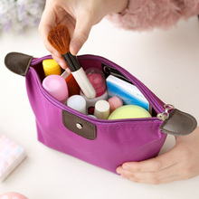 6 Colors High Quality Lady MakeUp Pouch Cosmetic Make Up Bag Clutch Hanging Toiletries Travel Kit