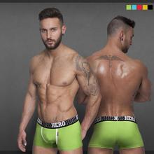 High Quality Brand Pink Hero Sexy Men’s Underwear Low Waist Classic Cotton Underpants Mens Breathable Boxers Men’s Shorts Boxer