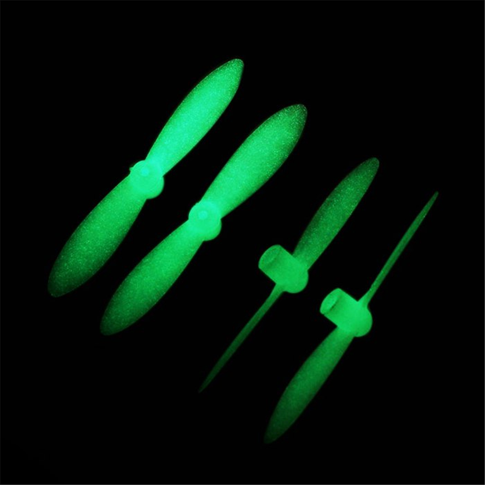 Spare WSX - CX10 - 013 Fluorescent Green Propeller for Cheerson CX - 10 CX - 10A CX - 10C CX - 11 CX - 12 4Pcs