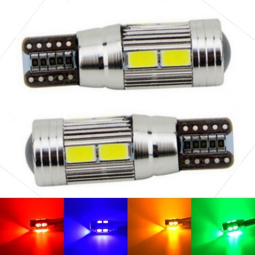 2 . T10 10 SMD 5630         W5W 194      Canbus 