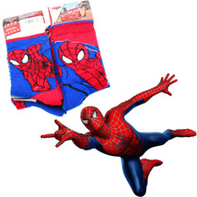 2015 New Baby Socks 3 Pairs Lot Boys Girls Spiderman Top Quality Children Cartoon Character Socks