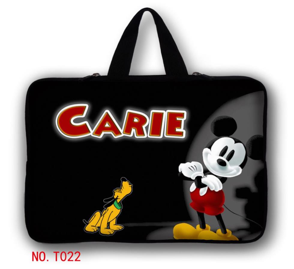 Mickey Mouse 12" Laptop Case Bag Cover +Hide Handle For ASUS Q200E 11.6